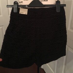 Express lace high waist shorts. Brand new w/tags